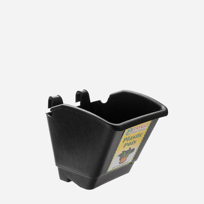 RAMGO Hanging Vertical Flower Pot 10'S/PK - Black