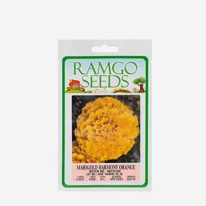 RAMGO Marigold Hybrid Harmony Orange Seeds