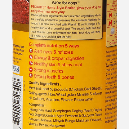 PEDIGREE Dog Food - Real Meat Beef