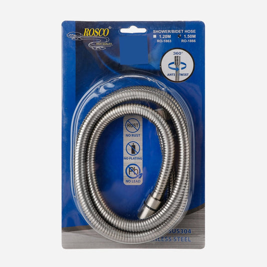ROSCO 1.5m Stainless Steel Shower/Bidet Hose (RO-1866)
