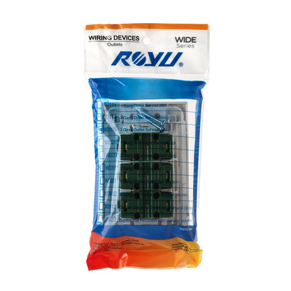 ROYU Wide Series 3-Gang Outlet