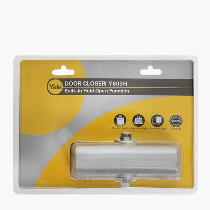 YALE Silver Finish Door Closer (Y603H)