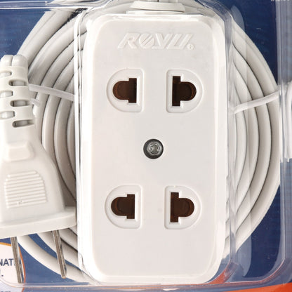 ROYU 2-Gang Universal Convenience Extension Cord