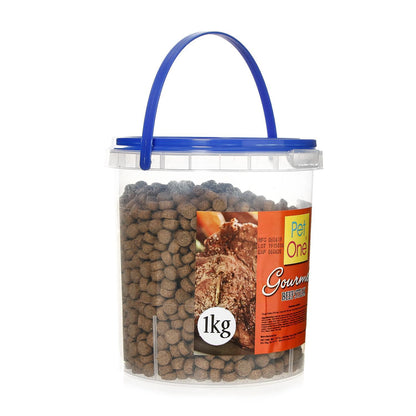 PET ONE 1KL Gourmet In Pail Dog Food - Beef Steak