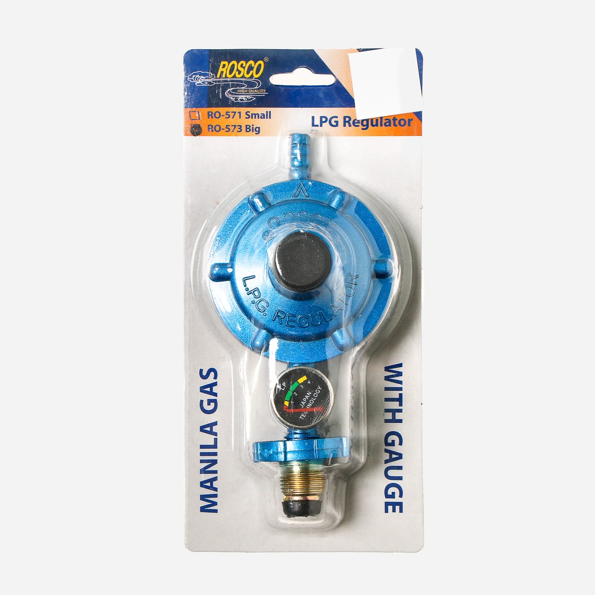 ROSCO Manila Gas Regulator with Gauge - Big (RO-573)