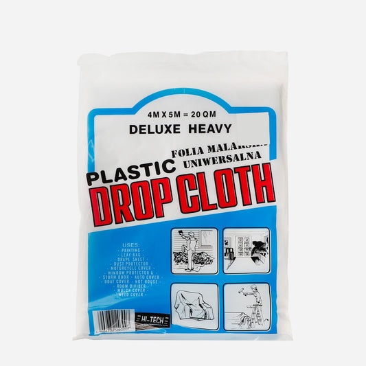 HI-TECH 4x5m Plastic Drop Cloth