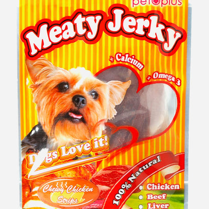 PETPLUS Meat Jerky Chewy Chicken Strips