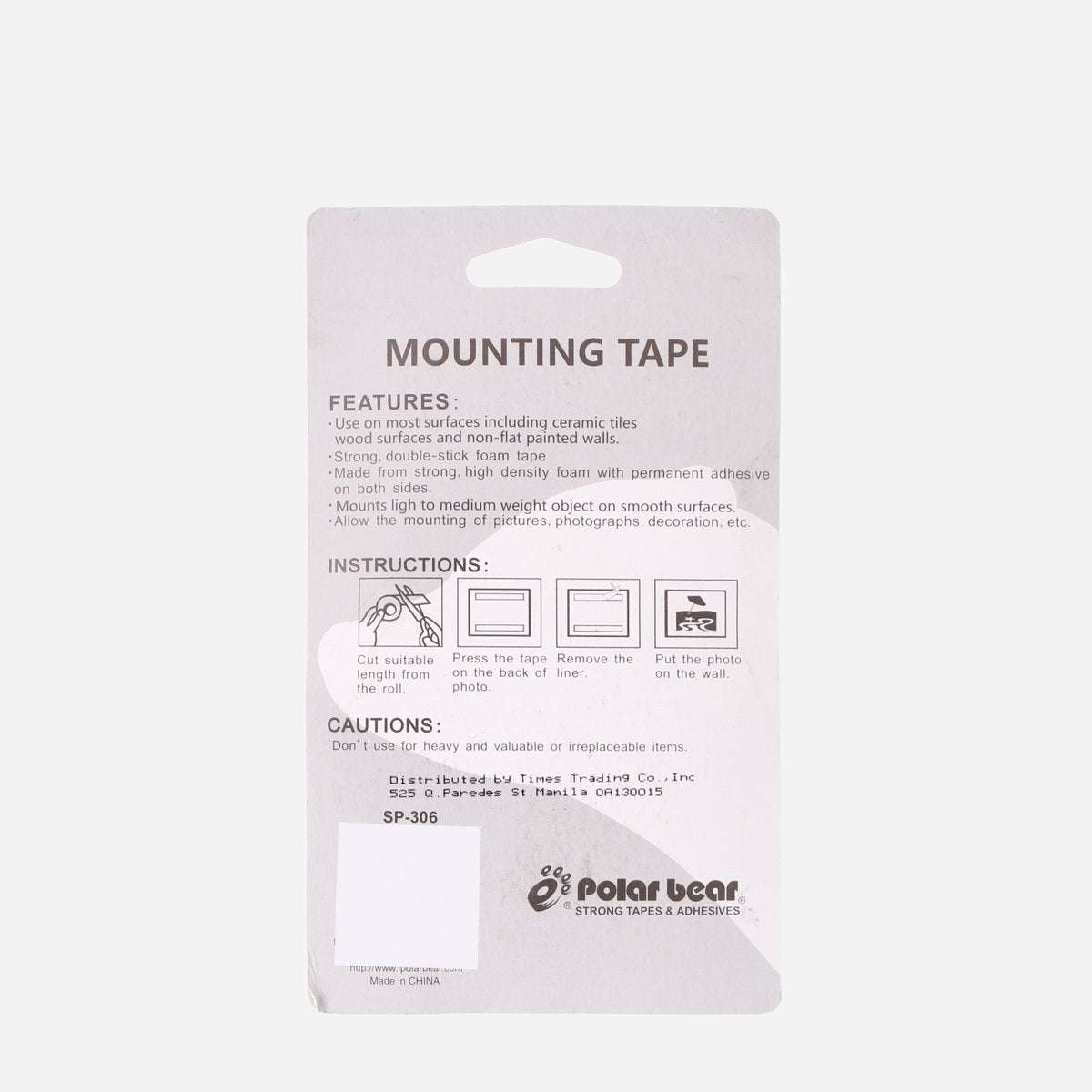 POLAR BEAR 24mmx3m Mounting Tape (SP306)