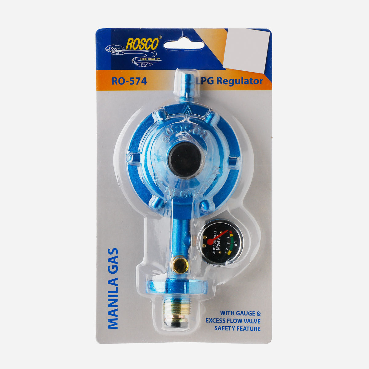 ROSCO Big Manila Gas Regulator with Gauge (RO-574)