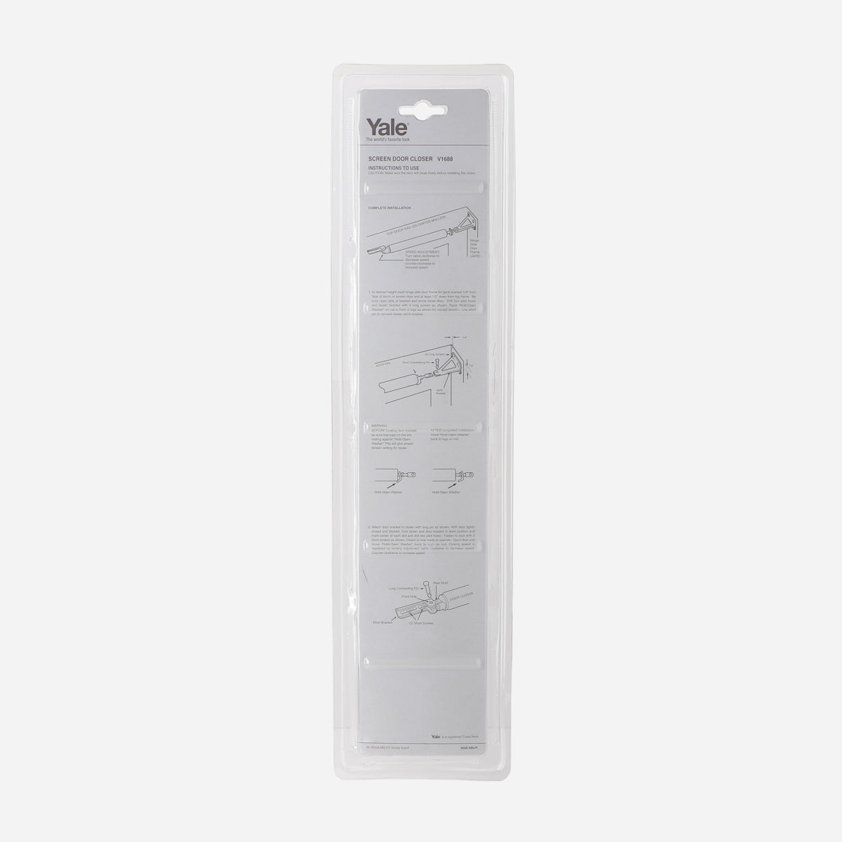 YALE Light Duty Screen Door Closer (YLHV1688)