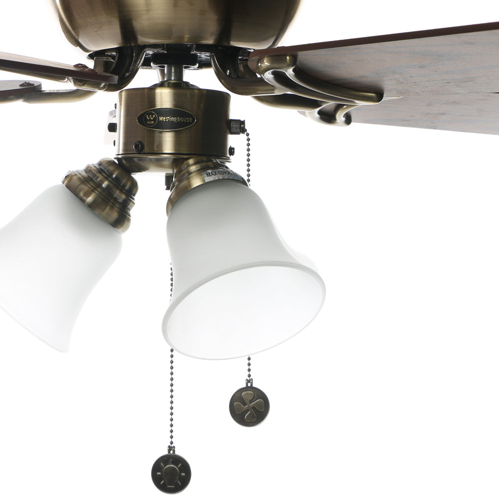 WESTINGHOUSE 42in./105cm Contempra Trio Ceiling Fan (Oak/Walnut)