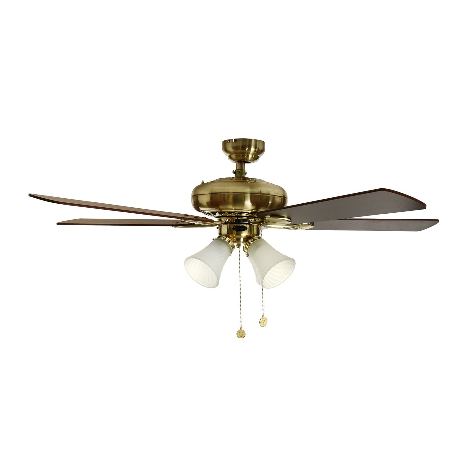 WESTINGHOUSE 52in./132cm Swirl Ceiling Fan -Light Maple/Walnut
