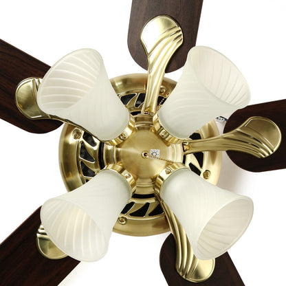 WESTINGHOUSE 52in./132cm Swirl Ceiling Fan -Light Maple/Walnut