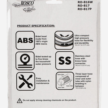 ROSCO Bidet Set with Stainless Hose (RO-817)