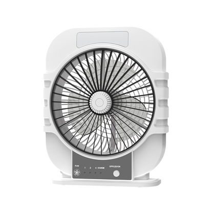 AKARI 5W Oscillating Desk Fan White (ARF-3509W)