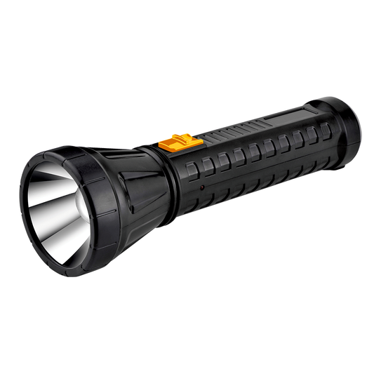 AKARI Rechargeable Flashlight- BLACK  (Sml ARFL 8901)