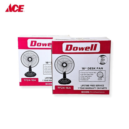 DOWELL 16" Desk Fan - Set of 2 (TF24-16A)