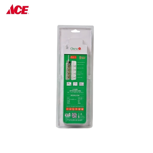 OMNI Extension Cord Set With Ind. Switch 4Gang WED-340-PK