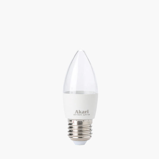 AKARI LED Clear Candle Bulb 7W Daylight E27
