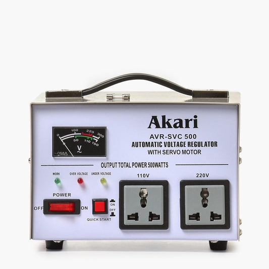 AKARI Automatic Voltage Regulator With Quick Start (AVR-SVC 500)