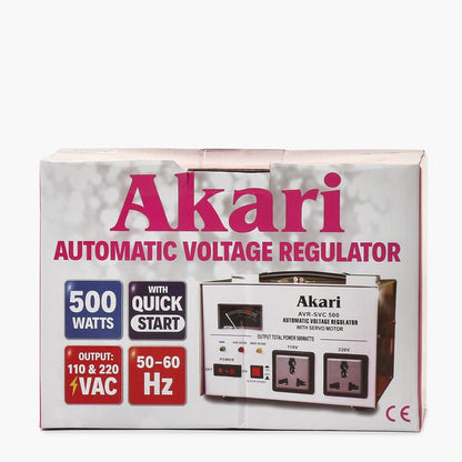 AKARI Automatic Voltage Regulator With Quick Start (AVR-SVC 500)