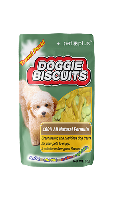 PETPLUS 80g Dog Biscuit Bone Travel Pack