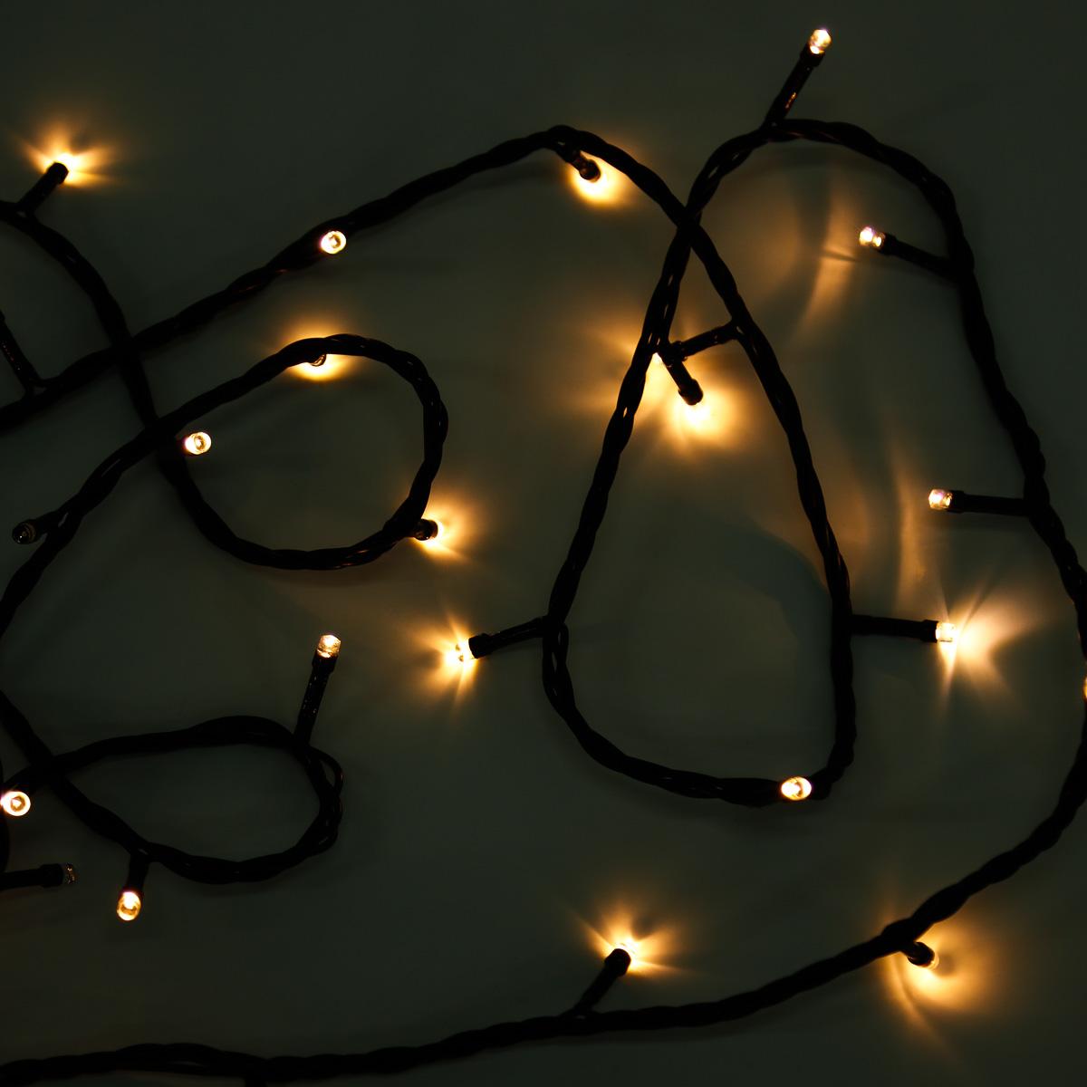 YULETIDE FANTASY 14m 200 Strobe LED Christmas Lights - Warm White