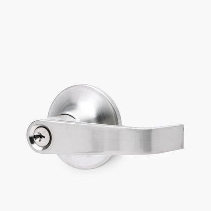 SOBO Front and Back Lever Door Lock (Satin Nickel)