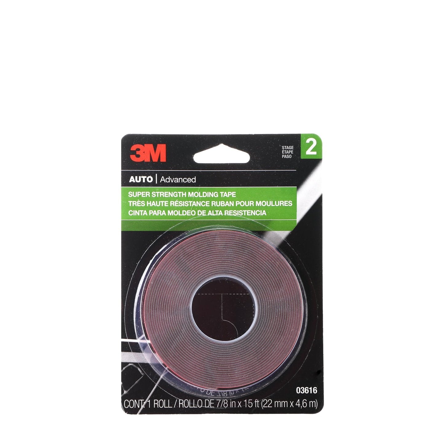 3M 22mm x 4.6m Super Strength Molding Tape