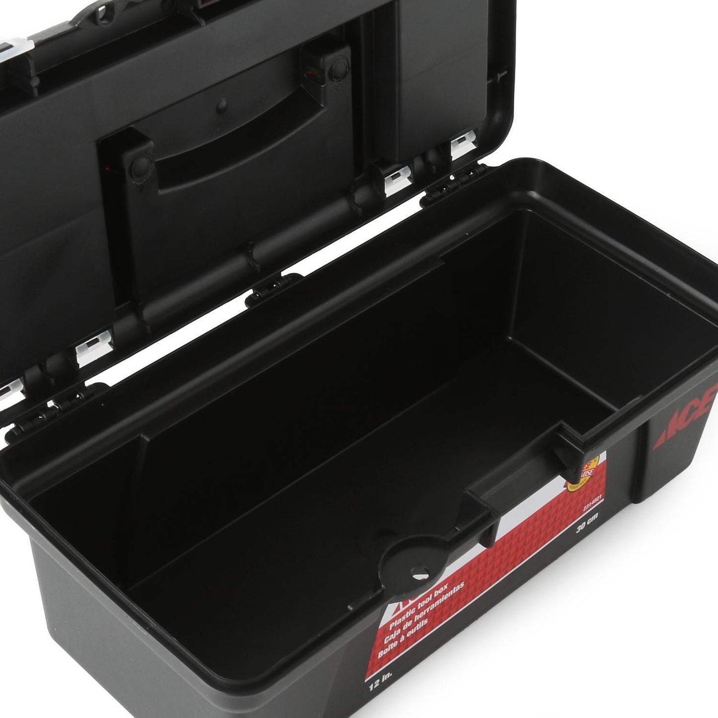 ACE Plastic Tool Box with Removable Tray 12"