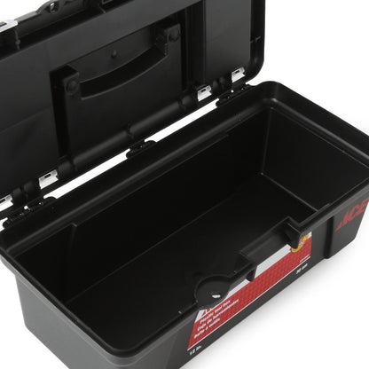 ACE Plastic Tool Box with Removable Tray 12"