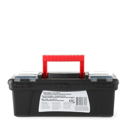 ACE Plastic Tool Box with Removable Tray 12"