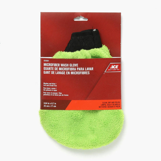 ACE Microfiber Wash Glove - Green