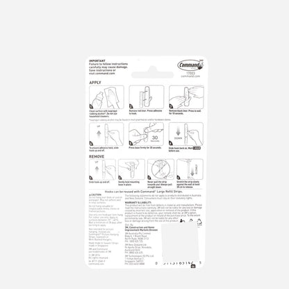 3M Command Large Utility Hook – White