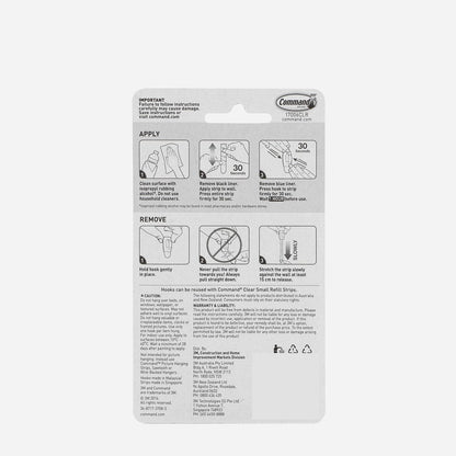 3M Command 6-Pack Clear Mini Hooks