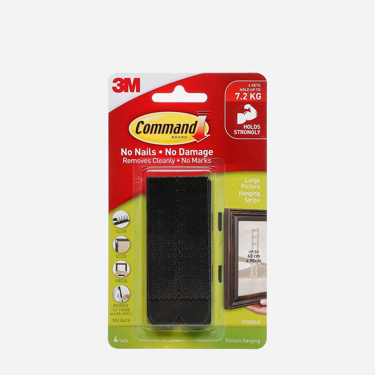 3M Command Hanging Strip - White 4pk.