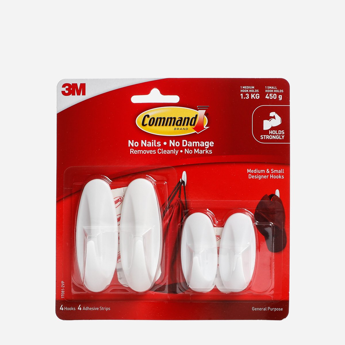 3M Command Designer Hooks (Small & Medium)