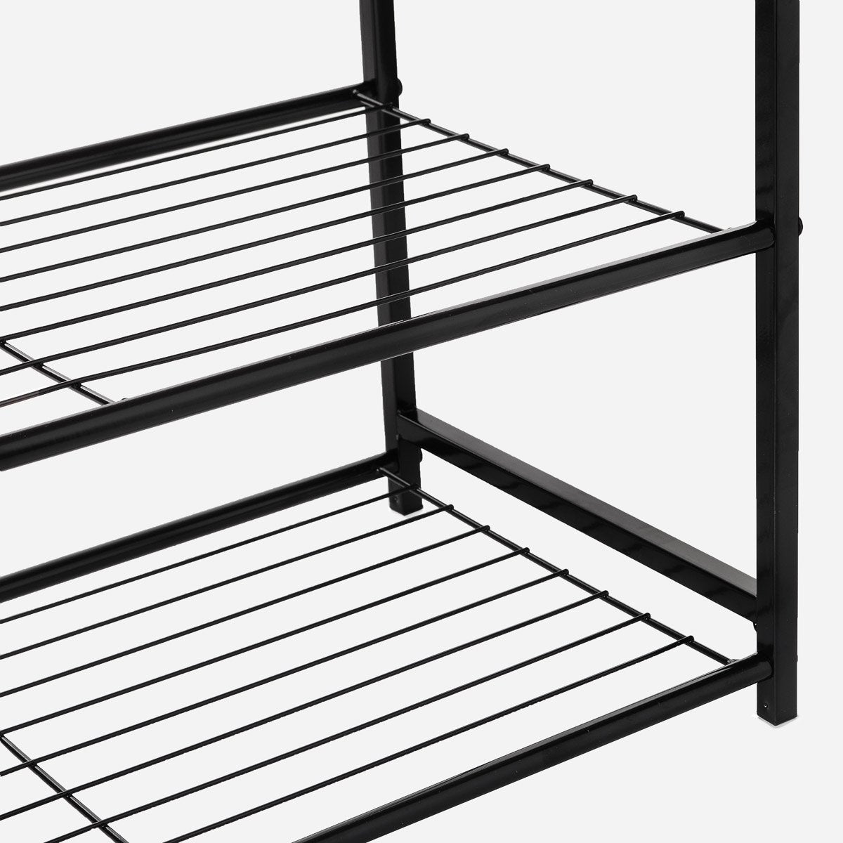 ACE 60x30x43cm 3tier Shoe Rack with Wooden Board