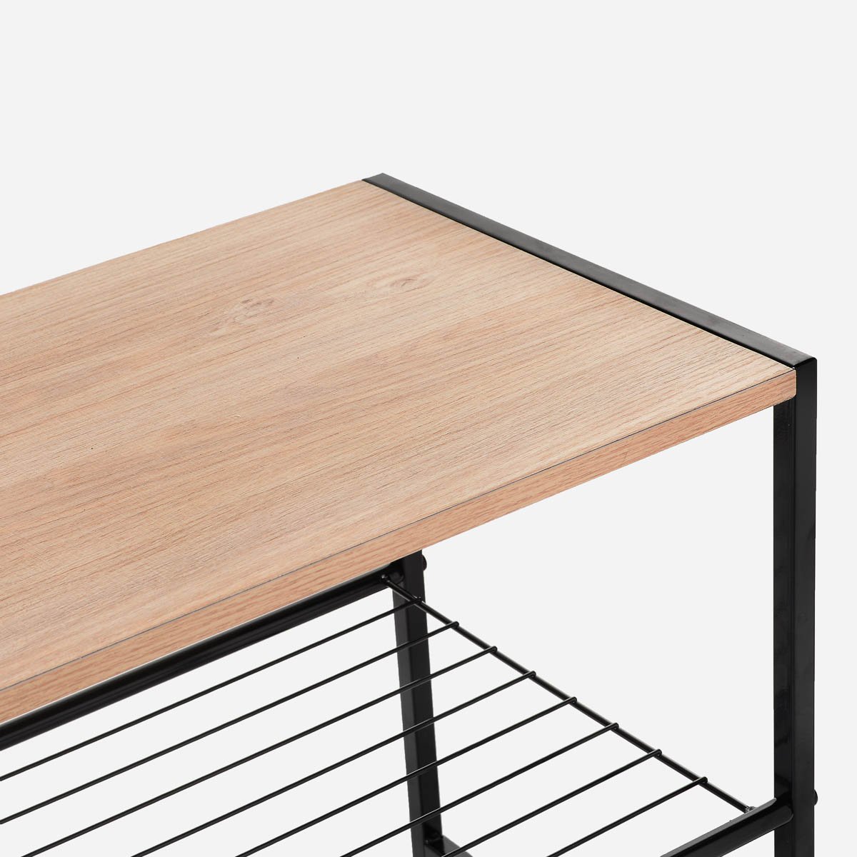 ACE 60x30x43cm 3tier Shoe Rack with Wooden Board