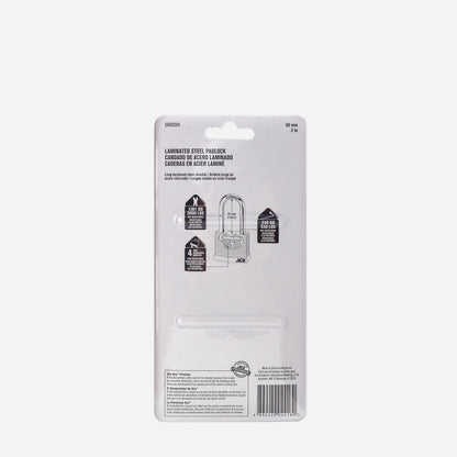 ACE LAMINATED PADLOCK 50MM (2") LONG SH