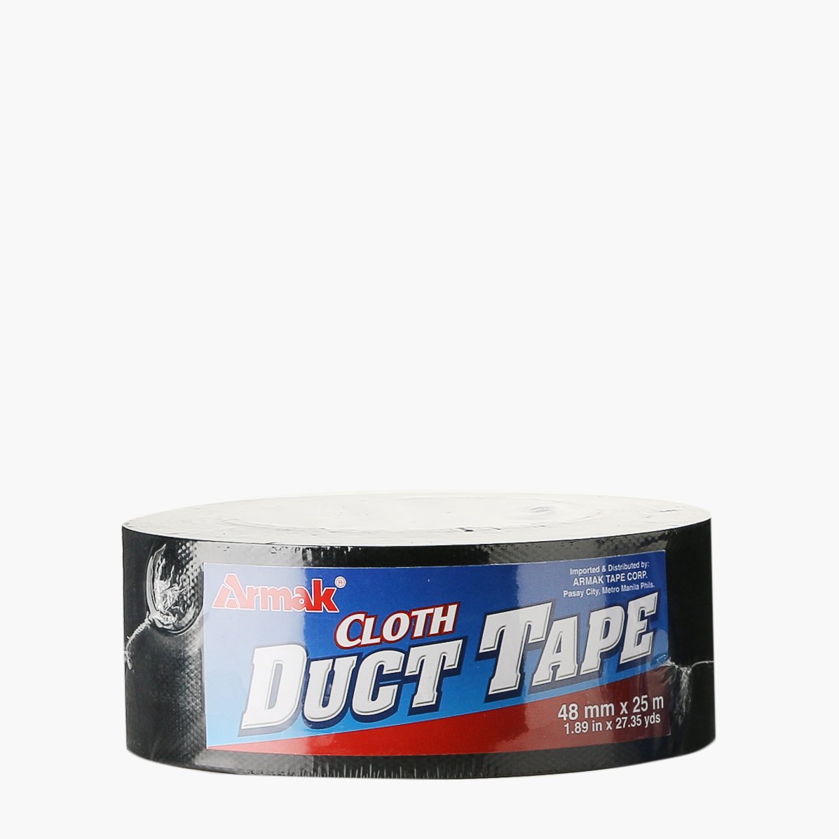 ARMAK 48mm x 25m Cloth Duct Tape - Black