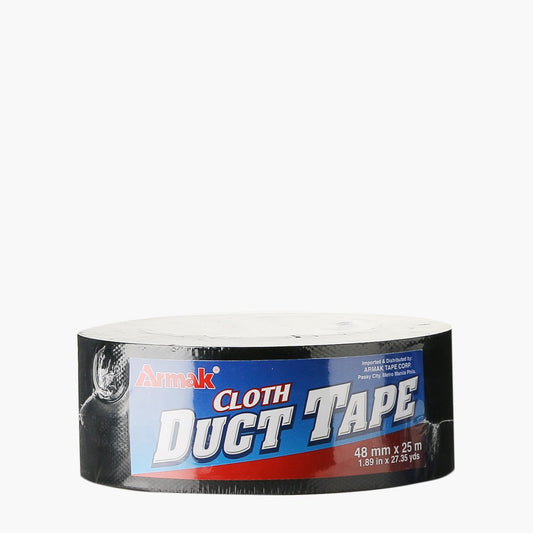 ARMAK 48mm x 25m Cloth Duct Tape - Black