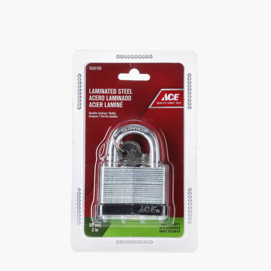 ACE 50mm Laminated Steel Padlock