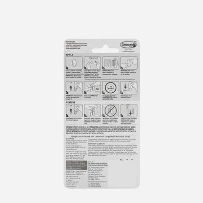 3M Command Large Bath Caddy Hanger – Frosted White