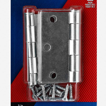 ACE 3" Broad Hinge Removable Pin Set Zinc - 2pk.