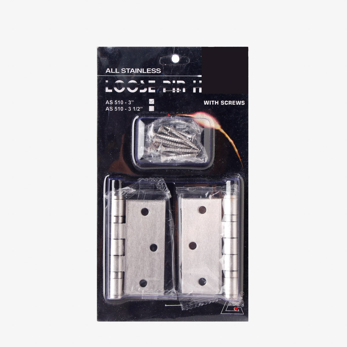 ARCHIE 3" Loose Pin Hinges Stainless Steel