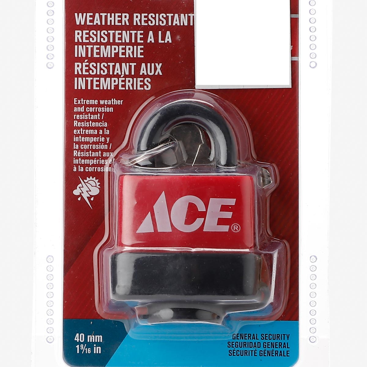 ACE 40mm Weather Resistant Padlock