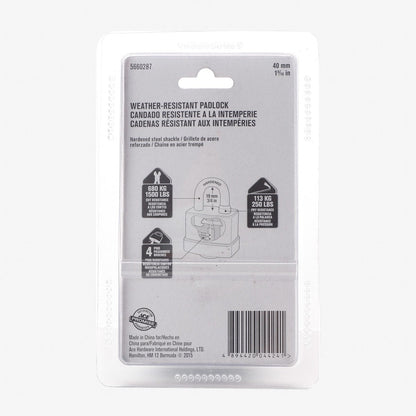 ACE 40mm Weather Resistant Padlock