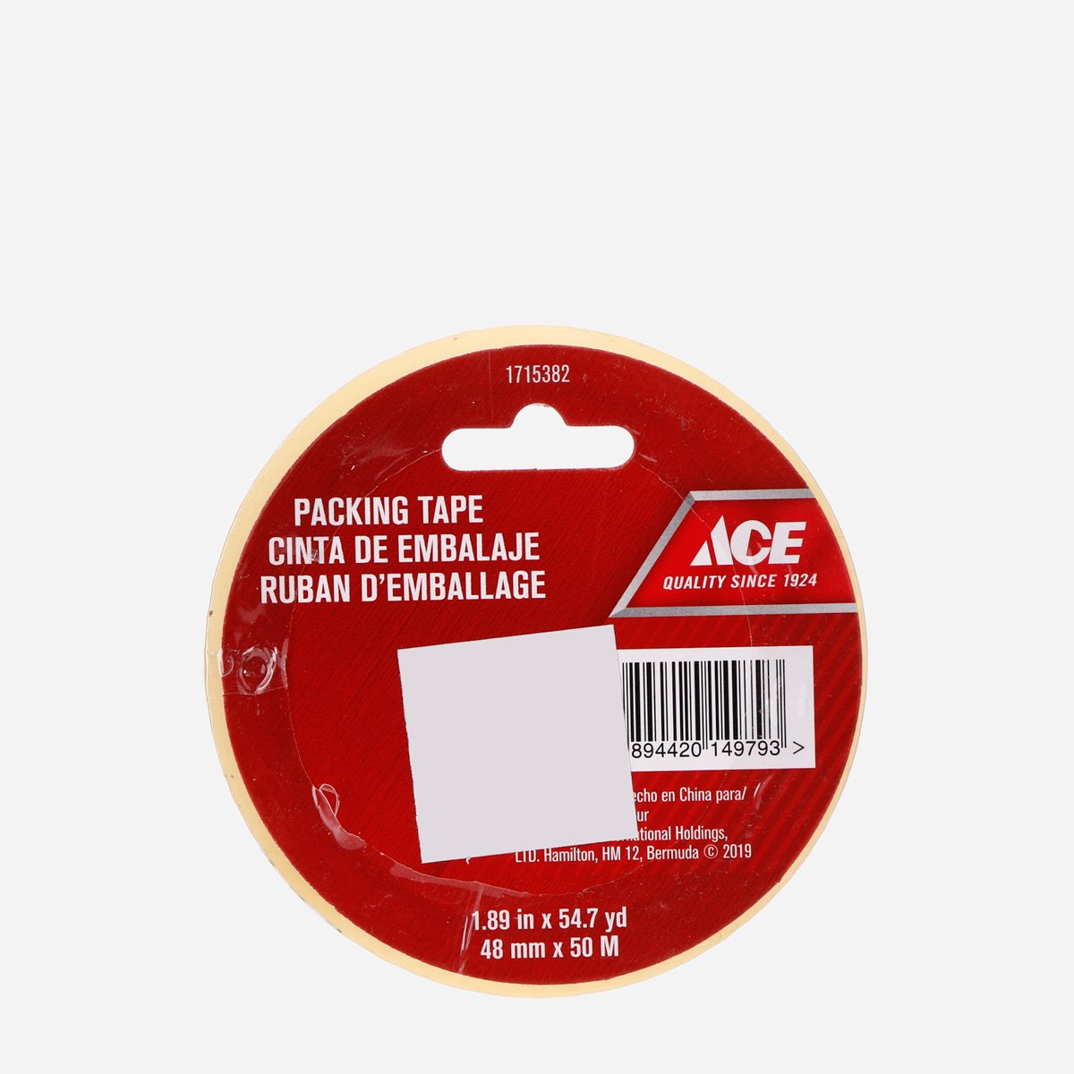 ACE 48mmx50m Packing Tape - Clear