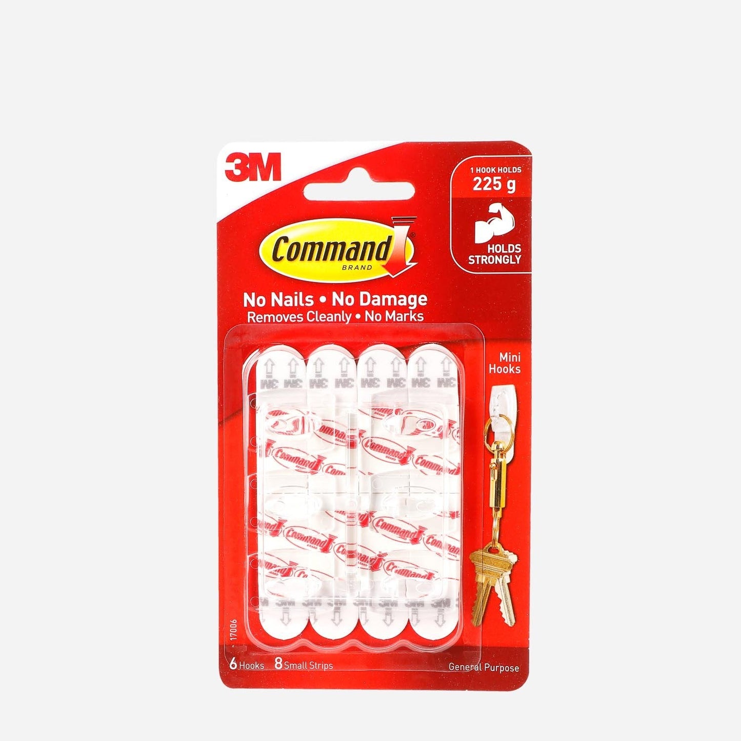 3M Command Mini Hooks - White